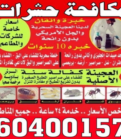 مكافحة حشرات المتحدة مكافحة حشرات - الماسة 📞 91111288 - شركة مكافحة حشرات - مكافحة حشرات وقوارض - مكافحة بق - رش صراصير - مكافحة نمل - شركة حشرات - مكافحة فئران